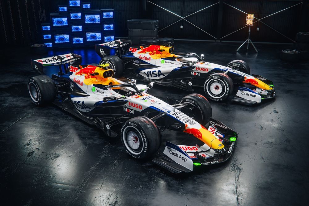 As revelações dos novos carros F1 2026 da Red Bull e Racing Bulls.