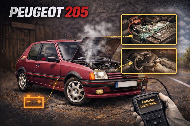 Peugeot 205: Diagnóstico para quando não arranca