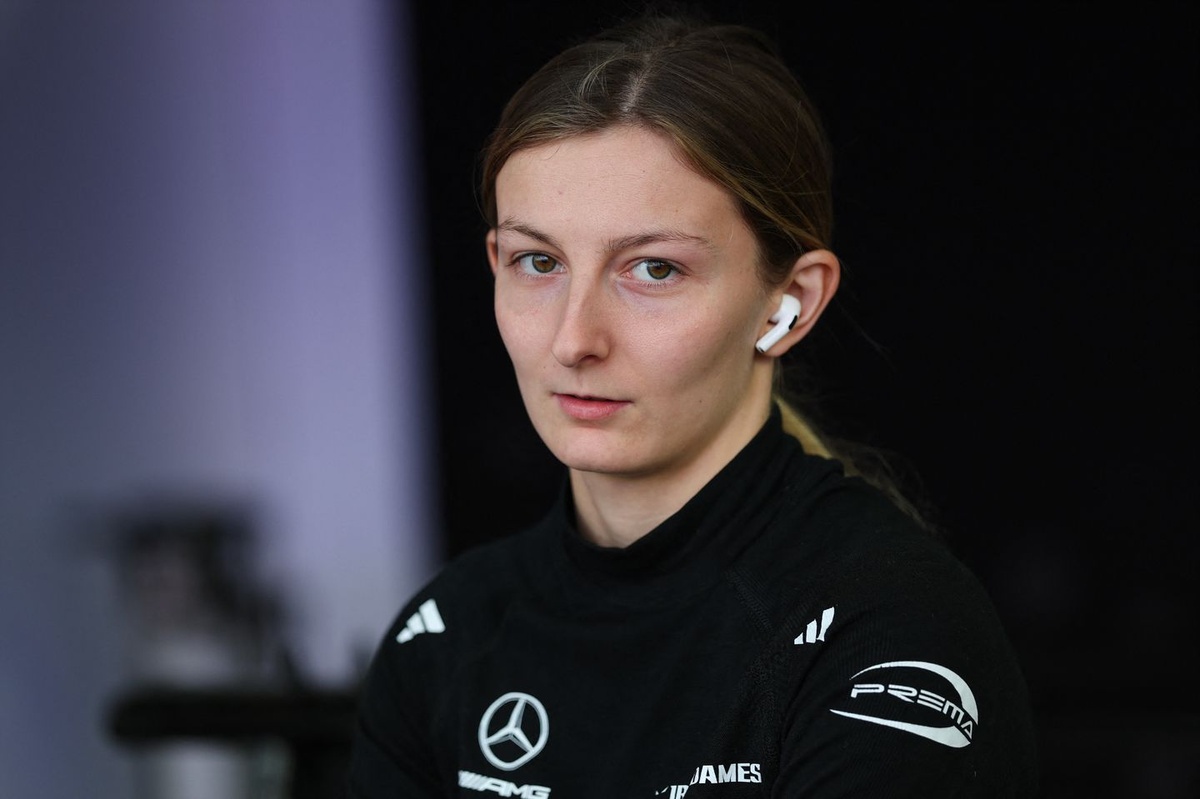 Doriane Pin e a sua equipa nos 24 Horas de Le Mans
