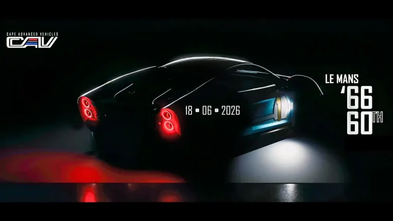 Nova supercar sul-africana homenageia a GT40 com motor central