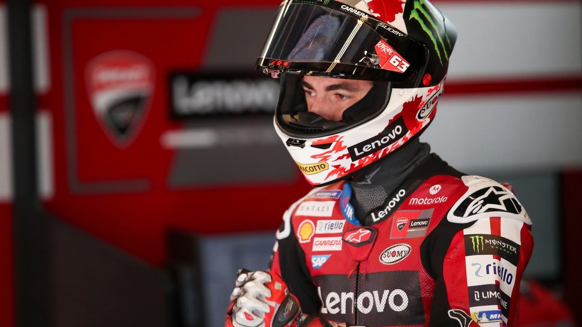 MotoGP: Bagnaia com pulso esquerdo em risco para o Mugello