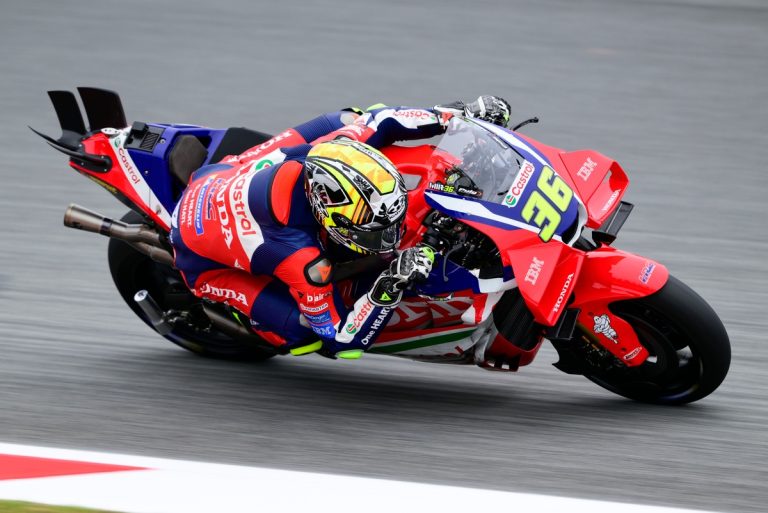 Joan Mir luta contra a dor e uma Honda rebelde em Barcelona