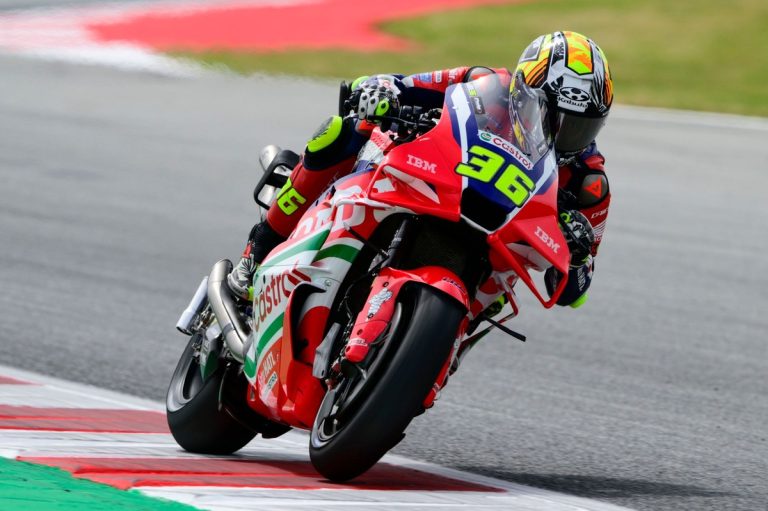 MotoGP: Mir lidera treinos em Barcelona apesar de lesão, Honda em alta