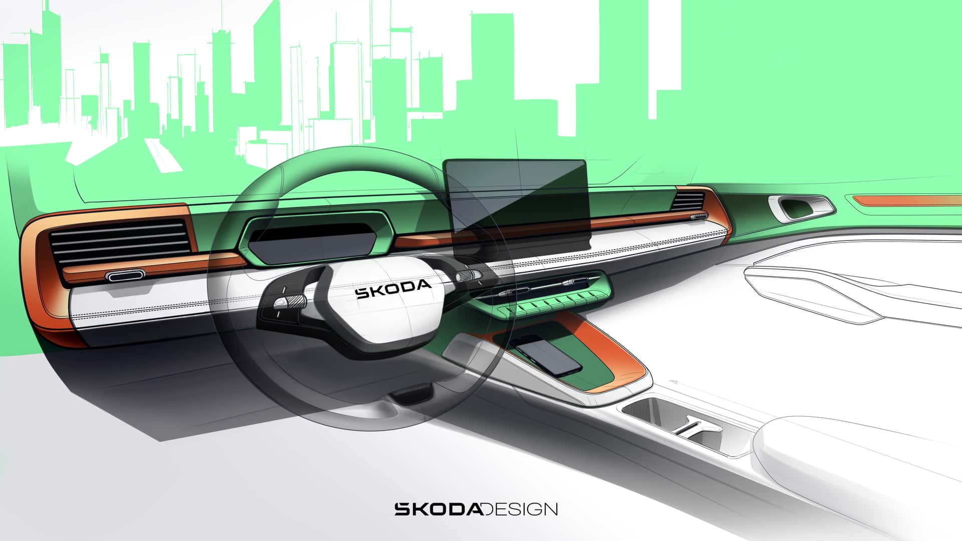 Skoda Epiq: o interior minimalista pensado para a cidade image 4