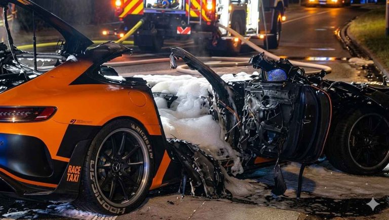 Trágico acidente na Alemanha: Colisão entre Mercedes-AMG GT R e moto faz uma vítima mortal
